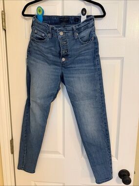 Lucky Brand Women's High-Rise Button-Fly Jeans - Light Blue Wash